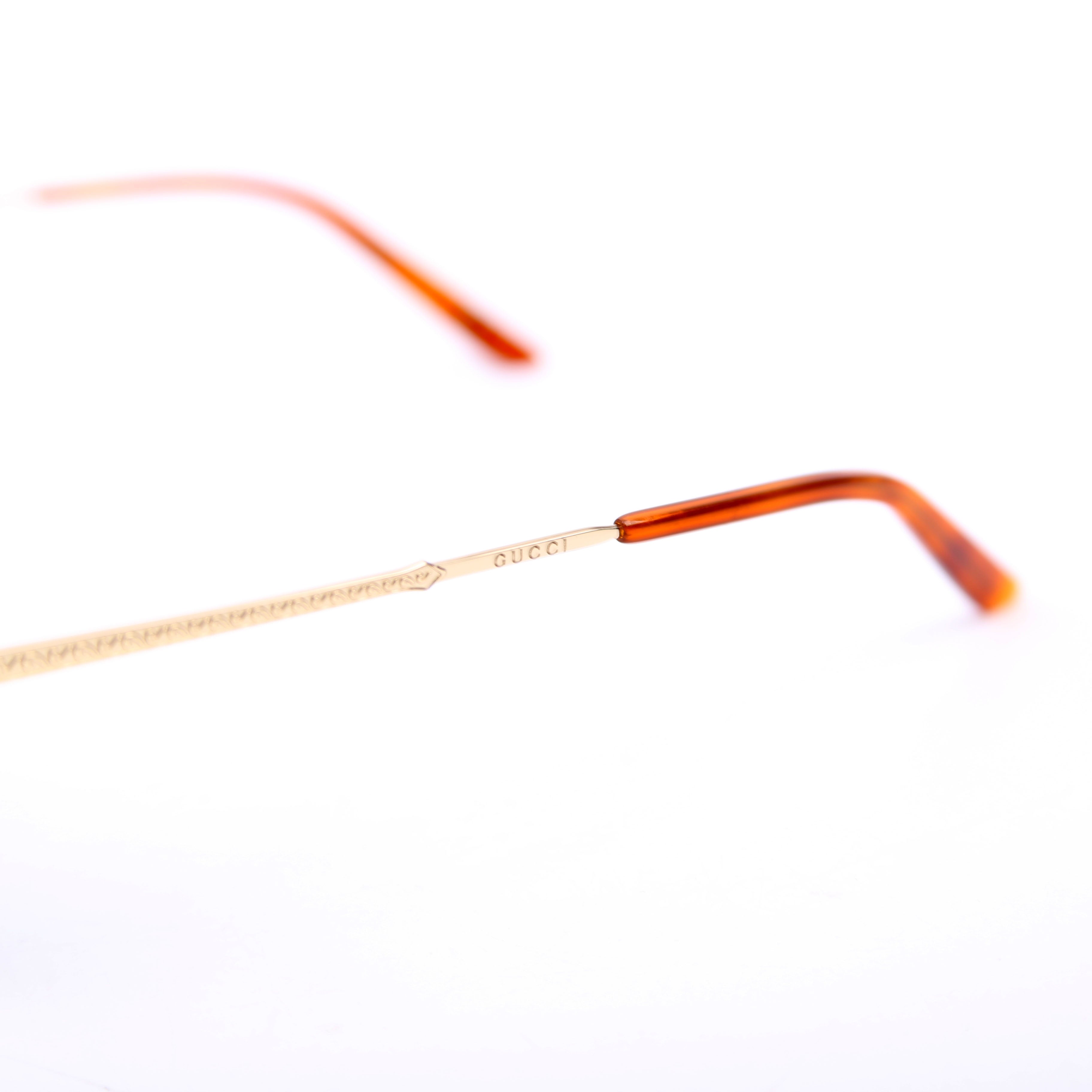 GG0242S Aviator Sunglasses Gold