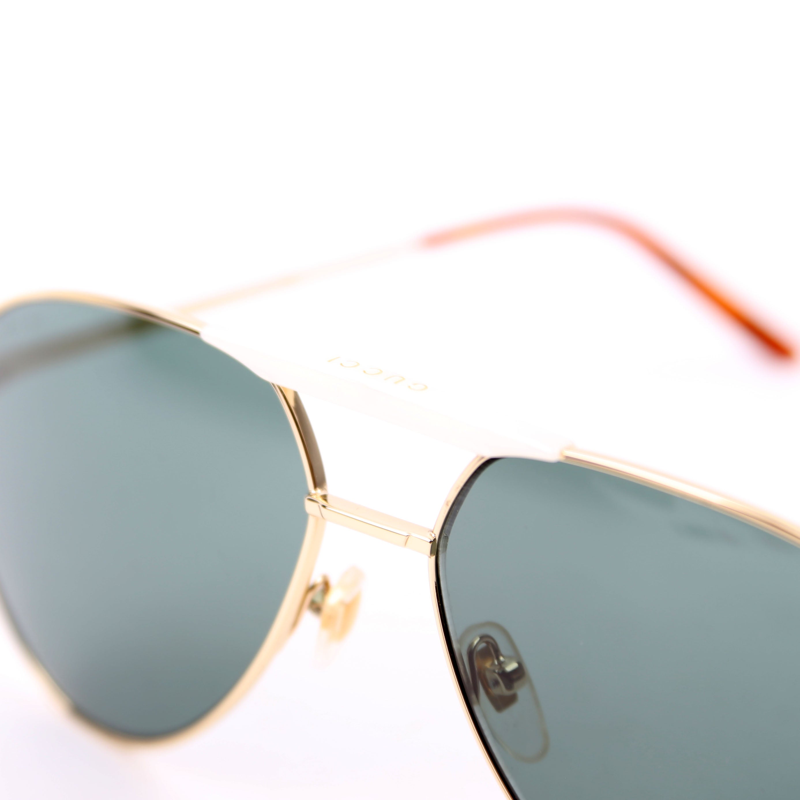 GG0242S Aviator Sunglasses Gold