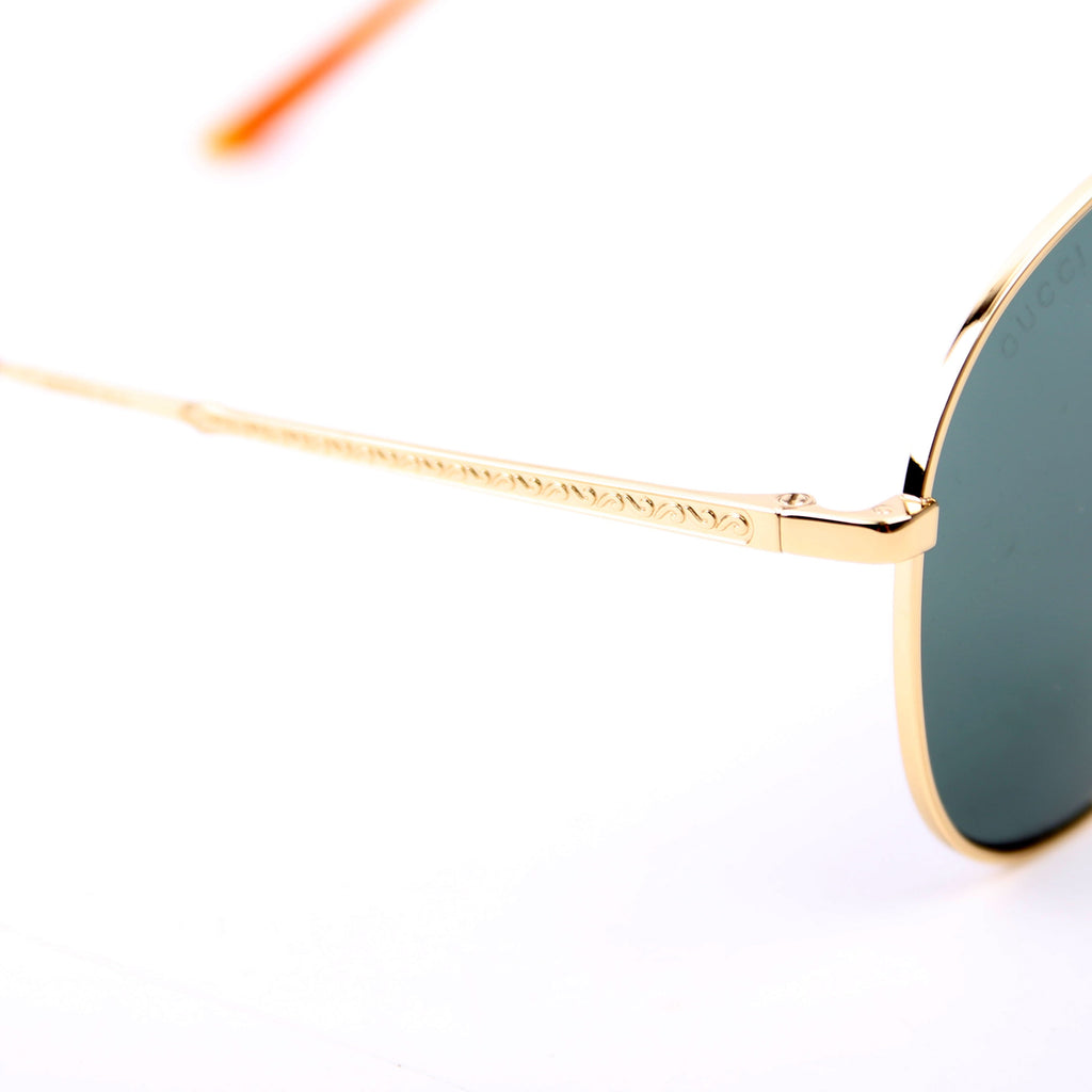GG0242S Aviator Sunglasses Gold