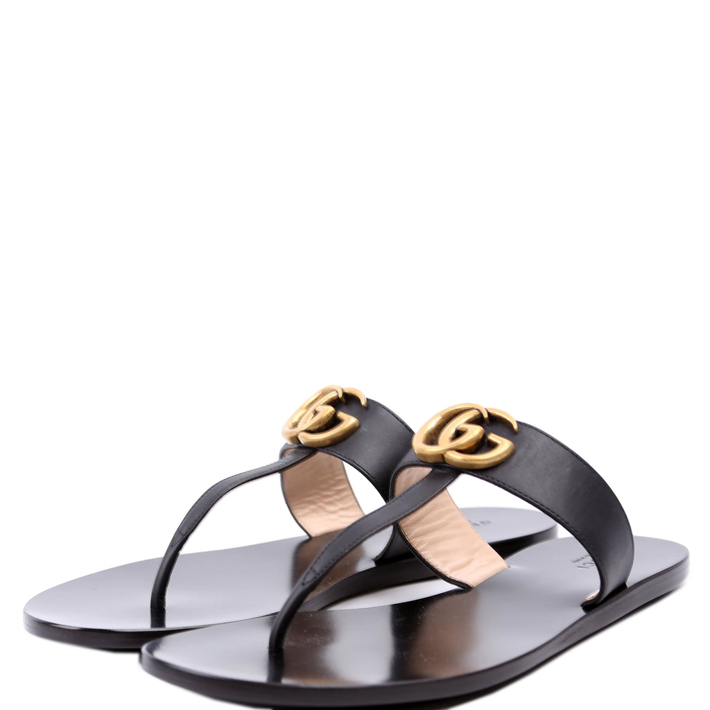 Marmont T-Strap Sandals Size 39 Black