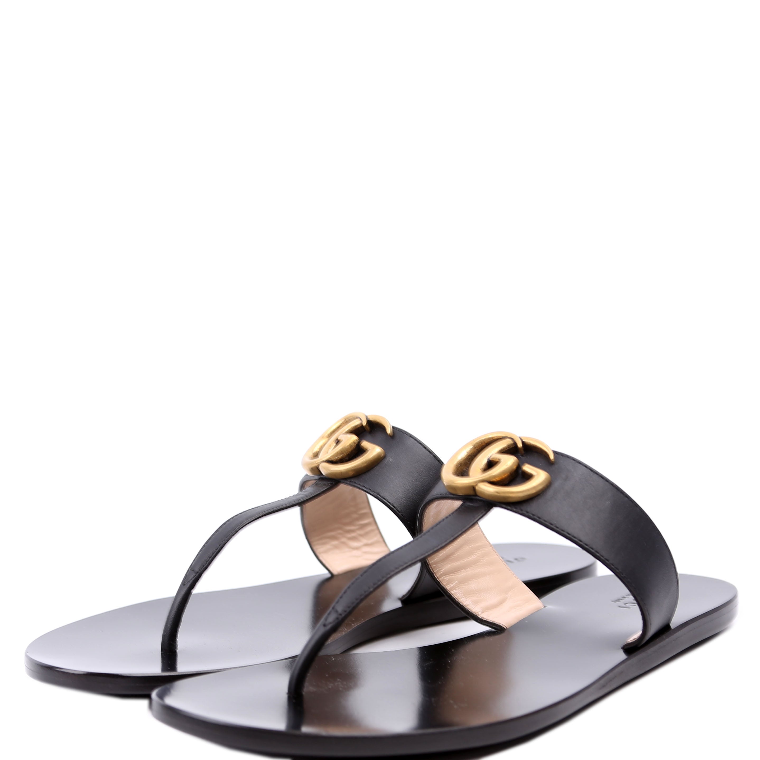 Marmont T-Strap Sandals Size 39 Black