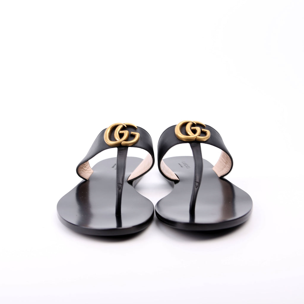 Marmont T-Strap Sandals Size 39 Black
