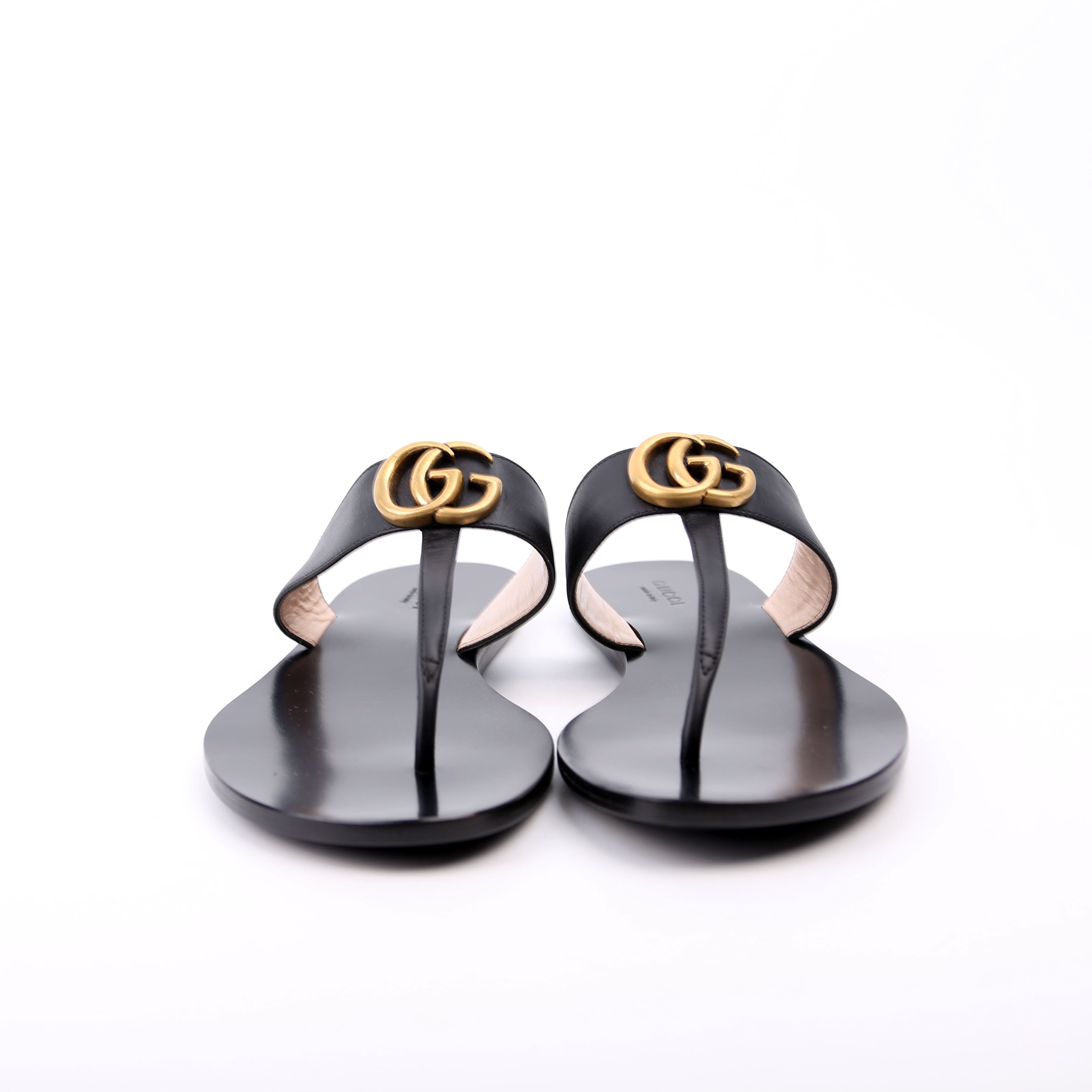 Marmont T-Strap Sandals Size 39 Black