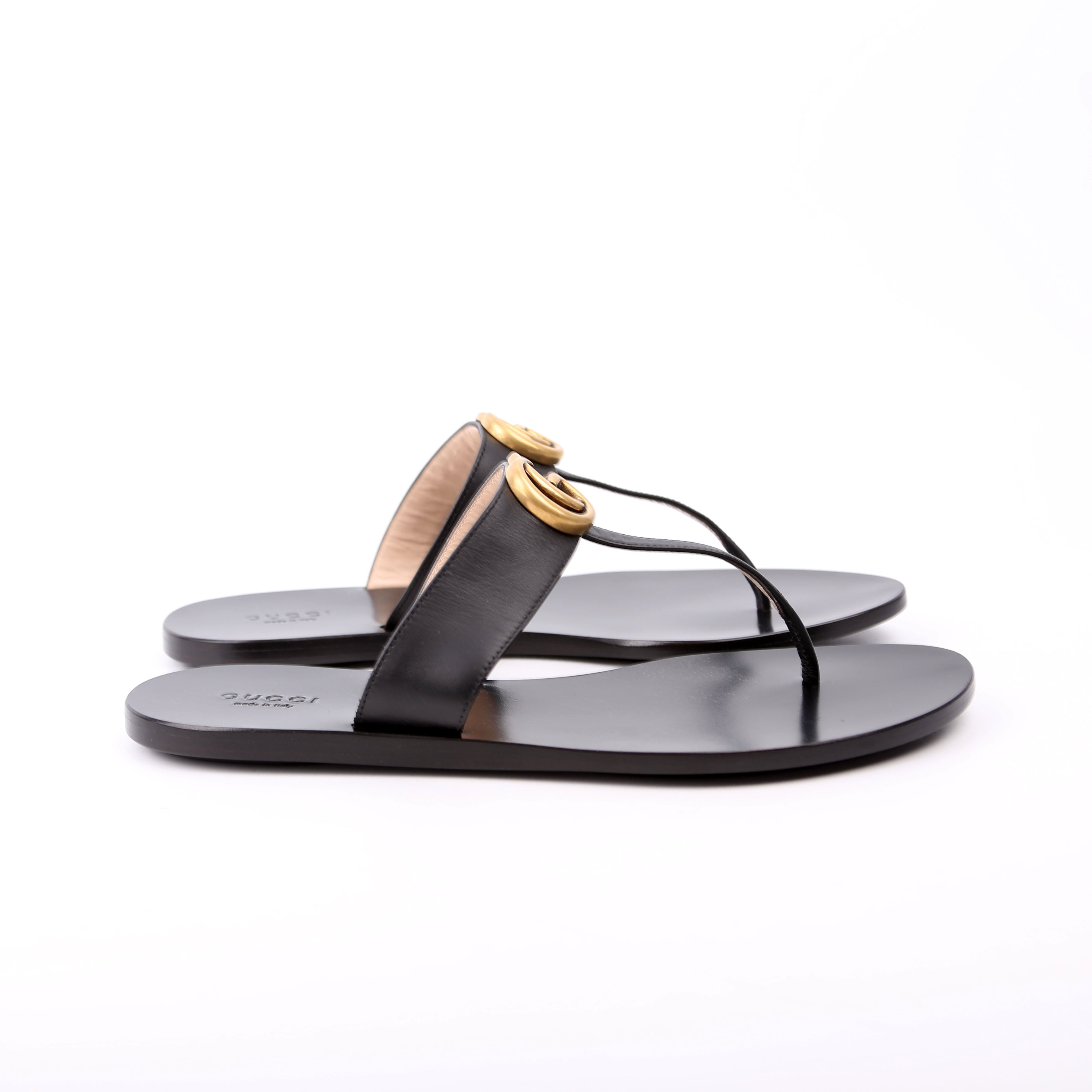 Marmont T-Strap Sandals Size 39 Black