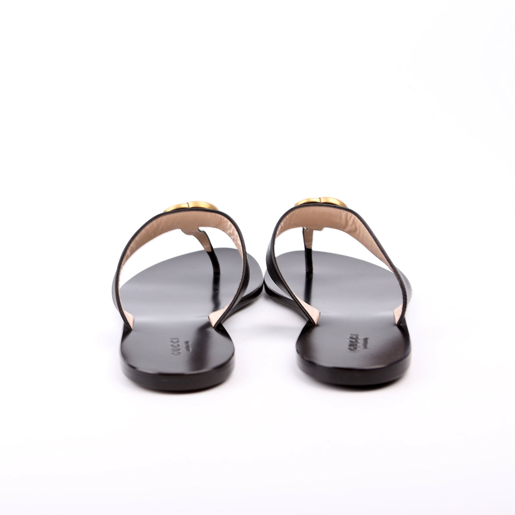 Marmont T-Strap Sandals Size 39 Black