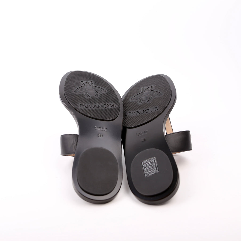 Marmont T-Strap Sandals Size 39 Black