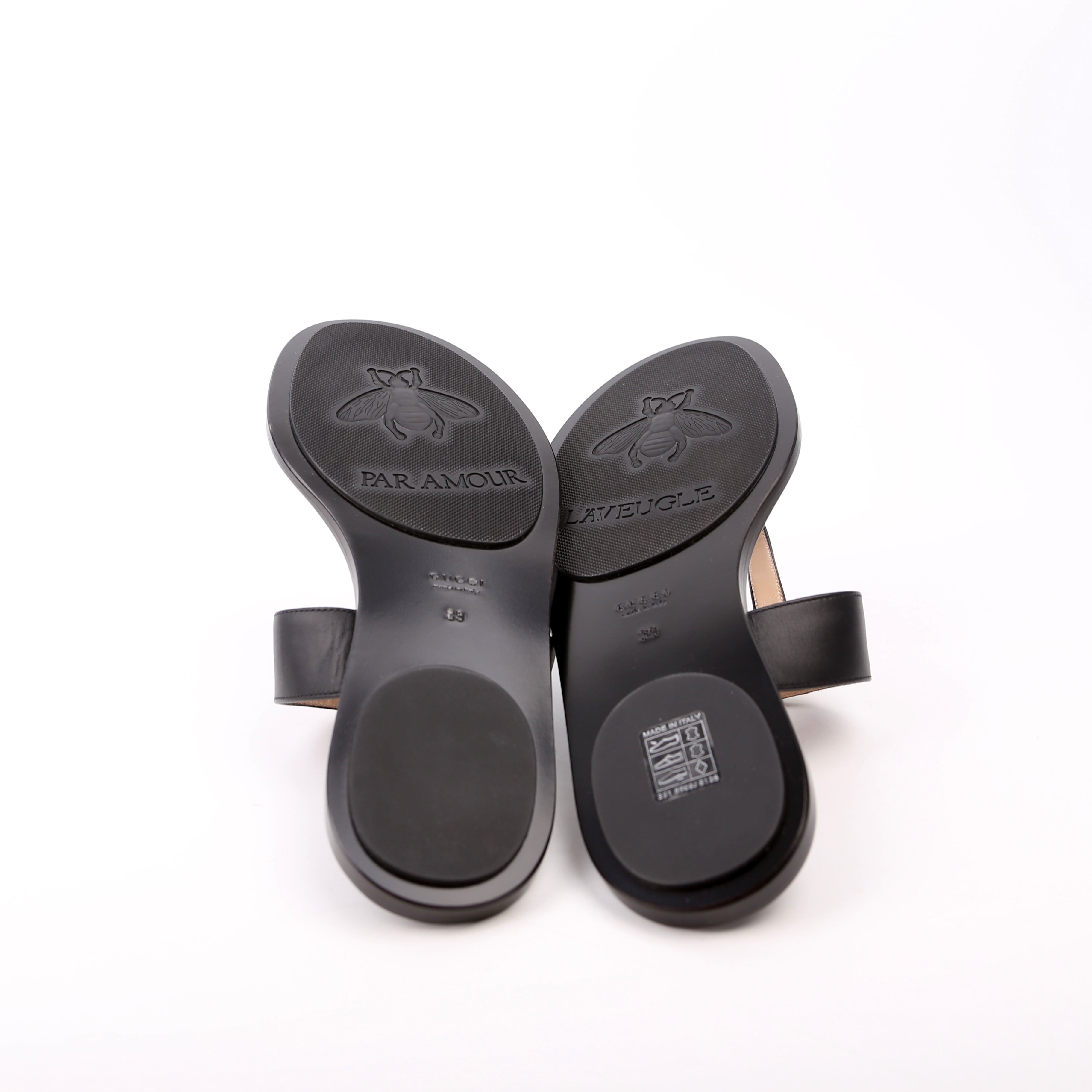 Marmont T-Strap Sandals Size 39 Black