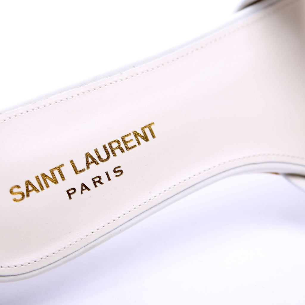 Tribute Flat Mules Size 38.5 White