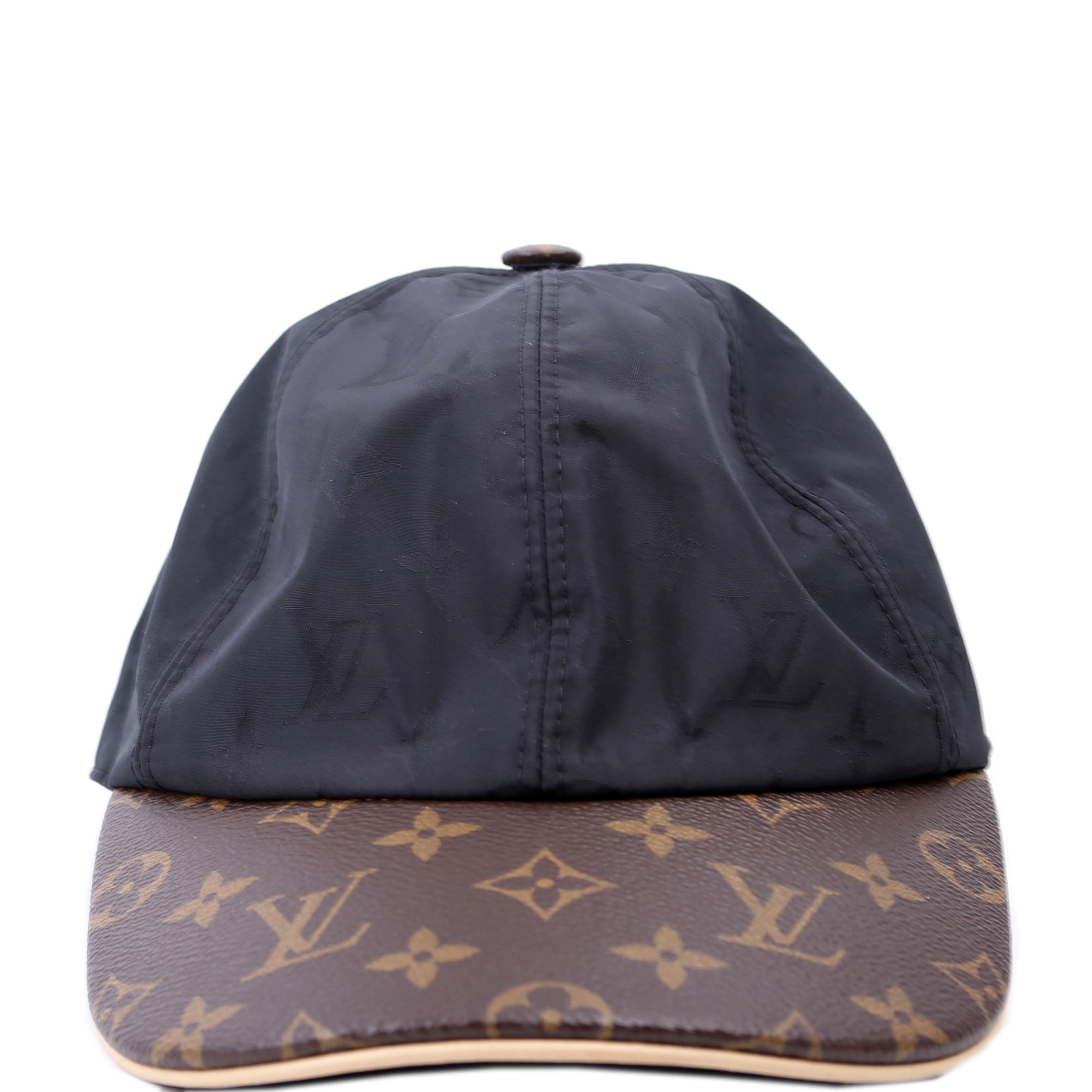 LV Get Ready Cap Nylon/Monogram Size Medium Black
