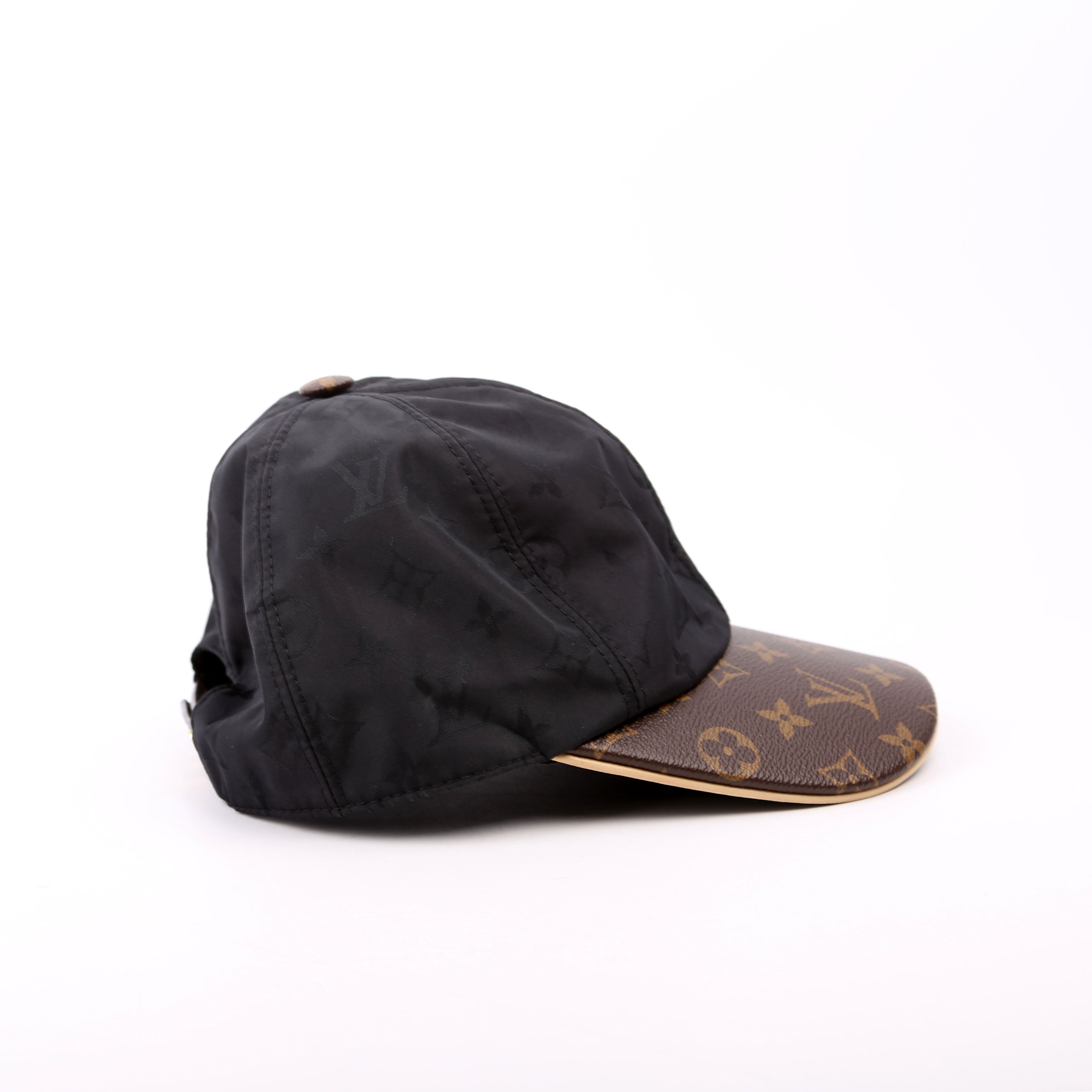 LV Get Ready Cap Nylon/Monogram Size Medium Black