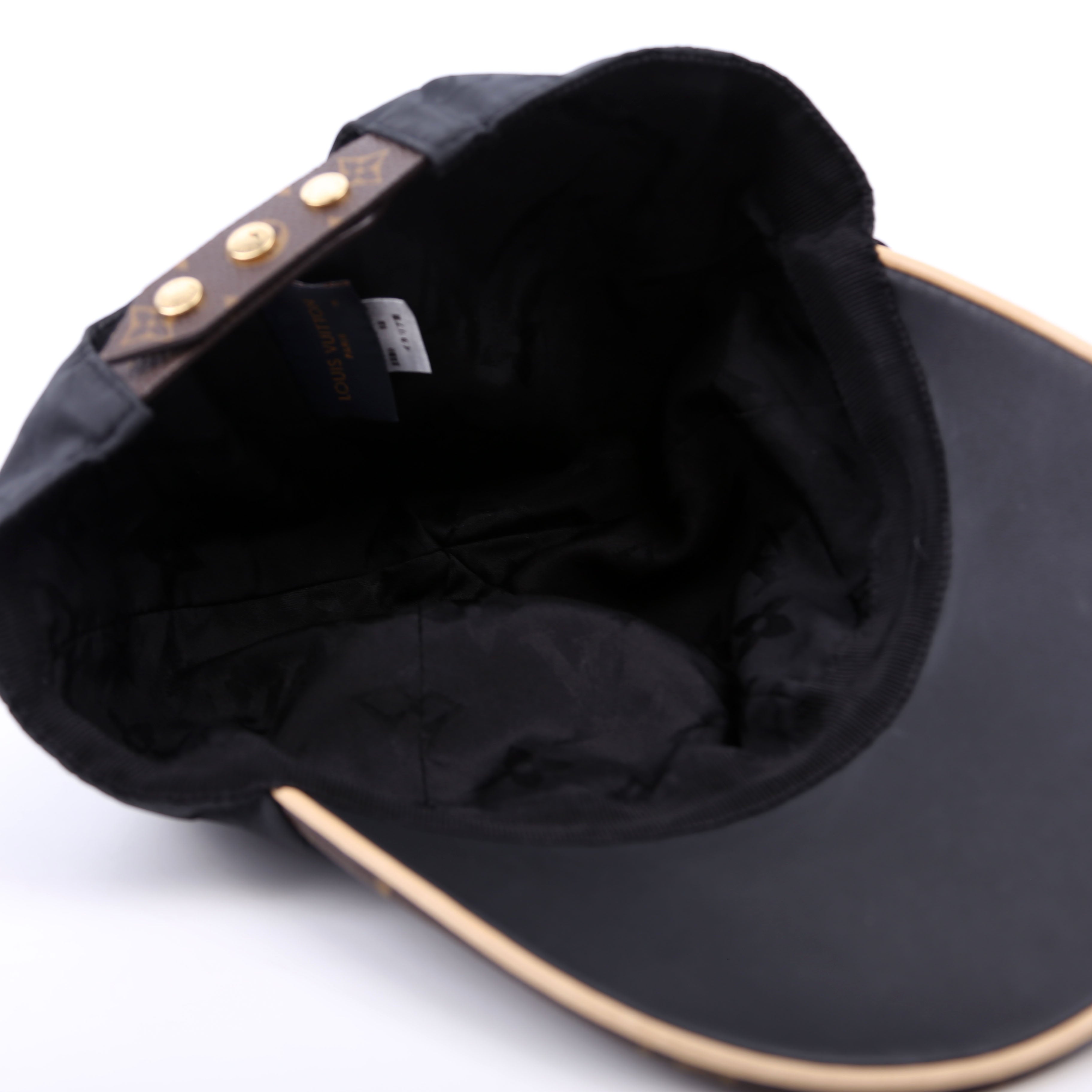 LV Get Ready Cap Nylon/Monogram Size Medium Black