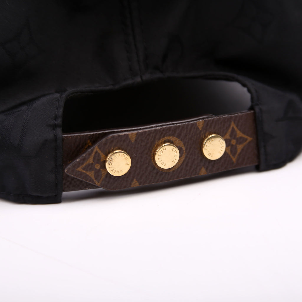 LV Get Ready Cap Nylon/Monogram Size Medium Black