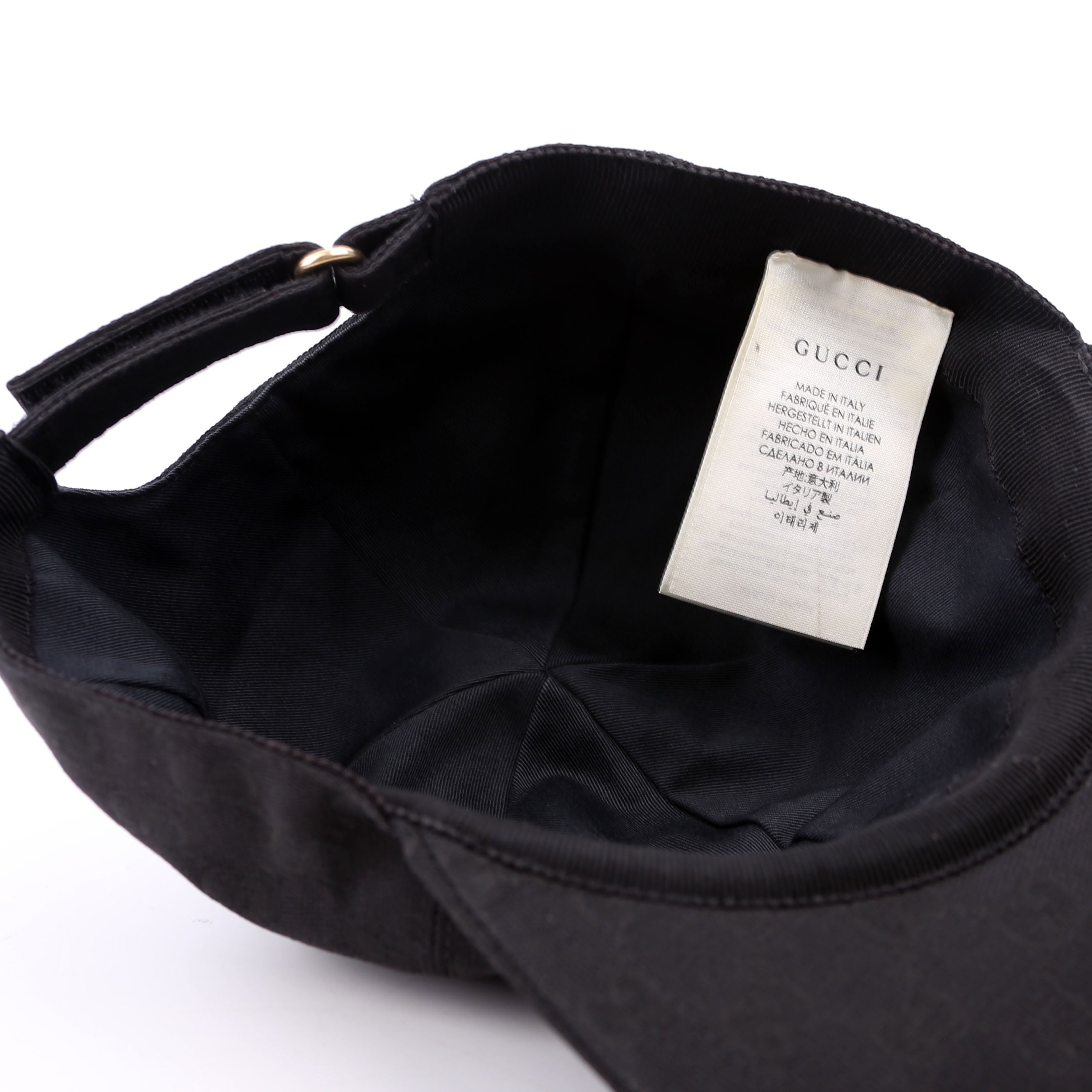 GG Canvas Off The Grid Logo Baseball Cap Size Large Black
