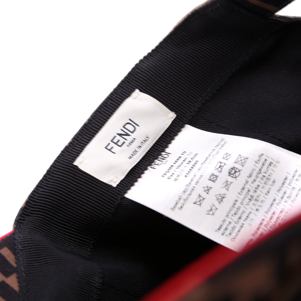 Fendi FF Zucca Cap Size 58cm