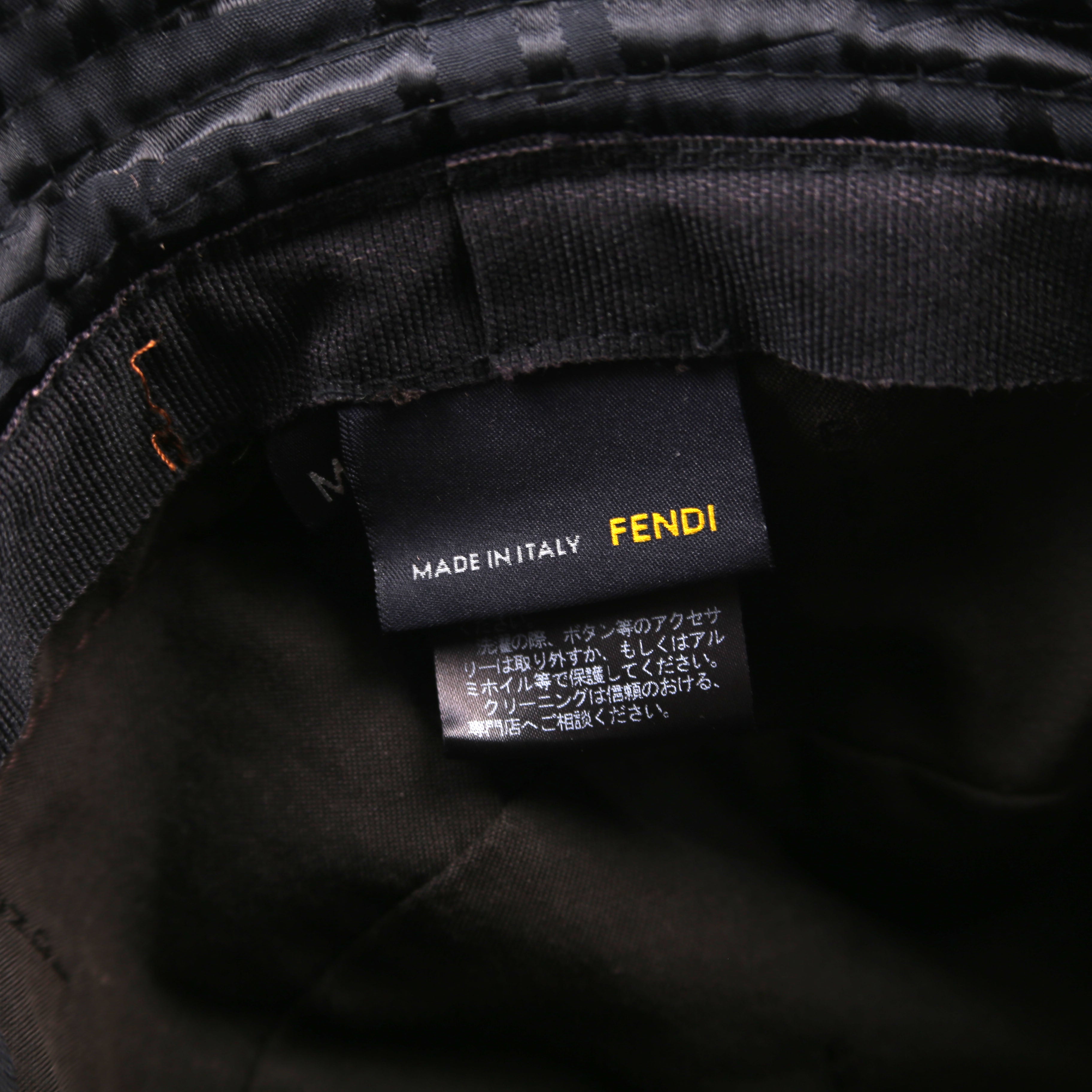 FF Zucca Bucket Size Medium Vintage Black