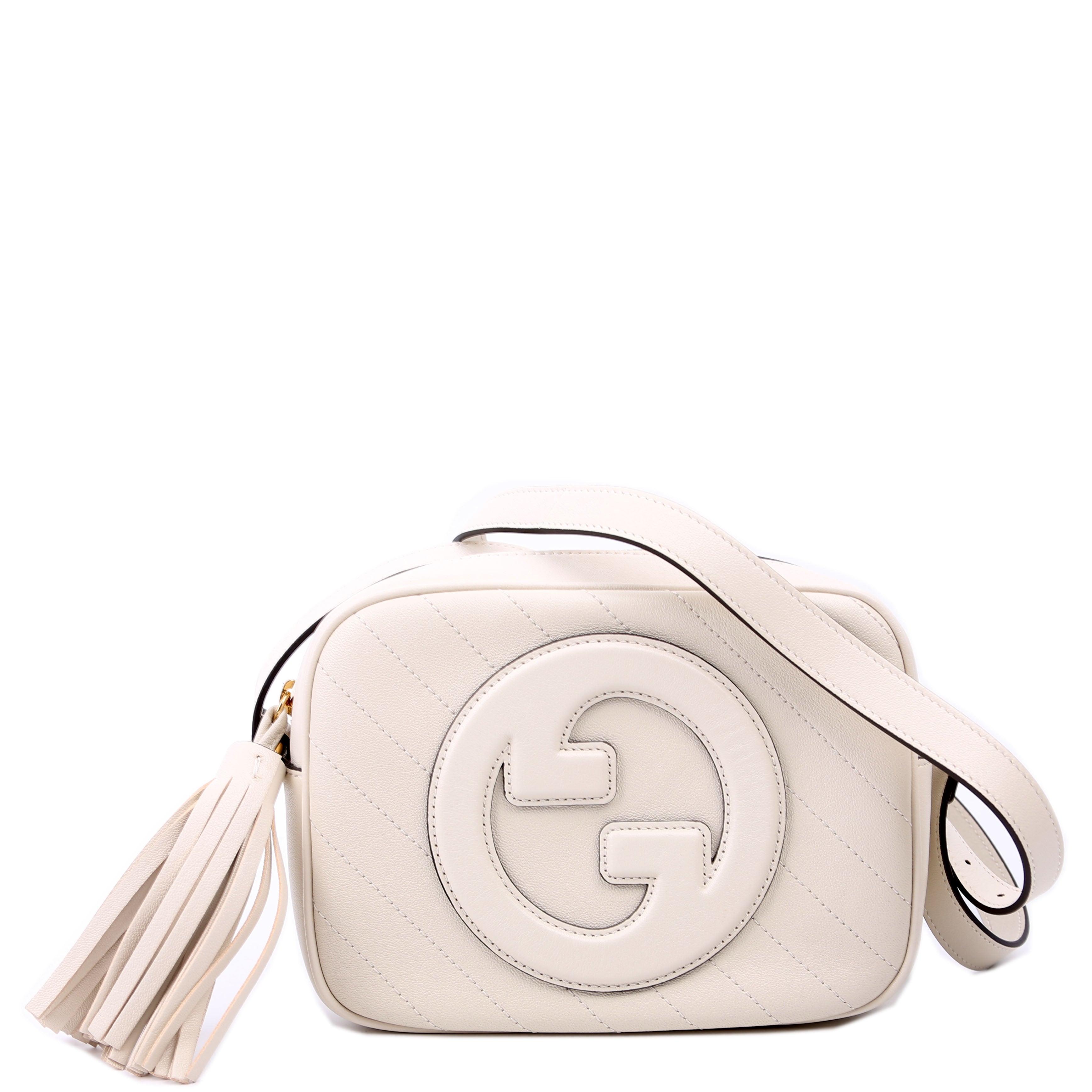 742360 Blondie Small Shoulder Bag White
