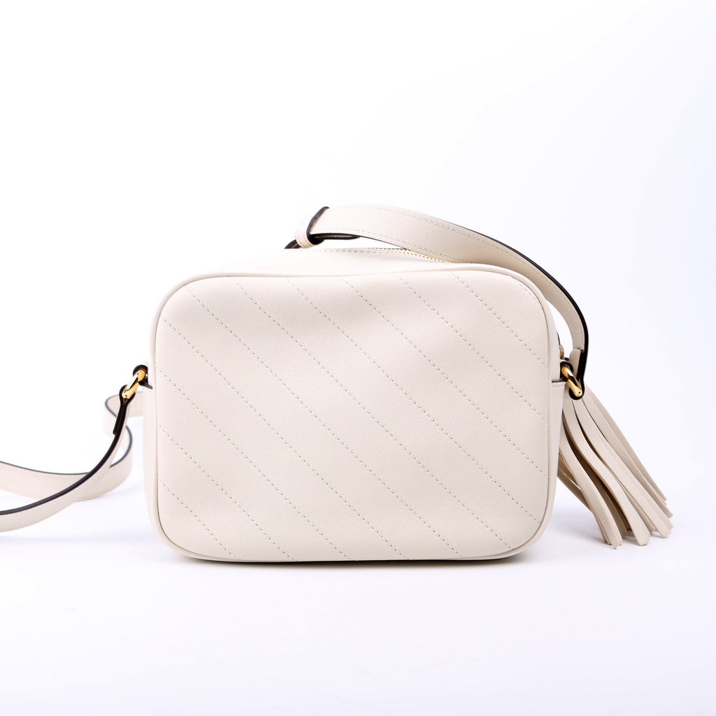 742360 Blondie Small Shoulder Bag White