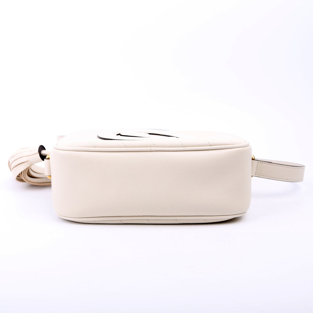 742360 Blondie Small Shoulder Bag White