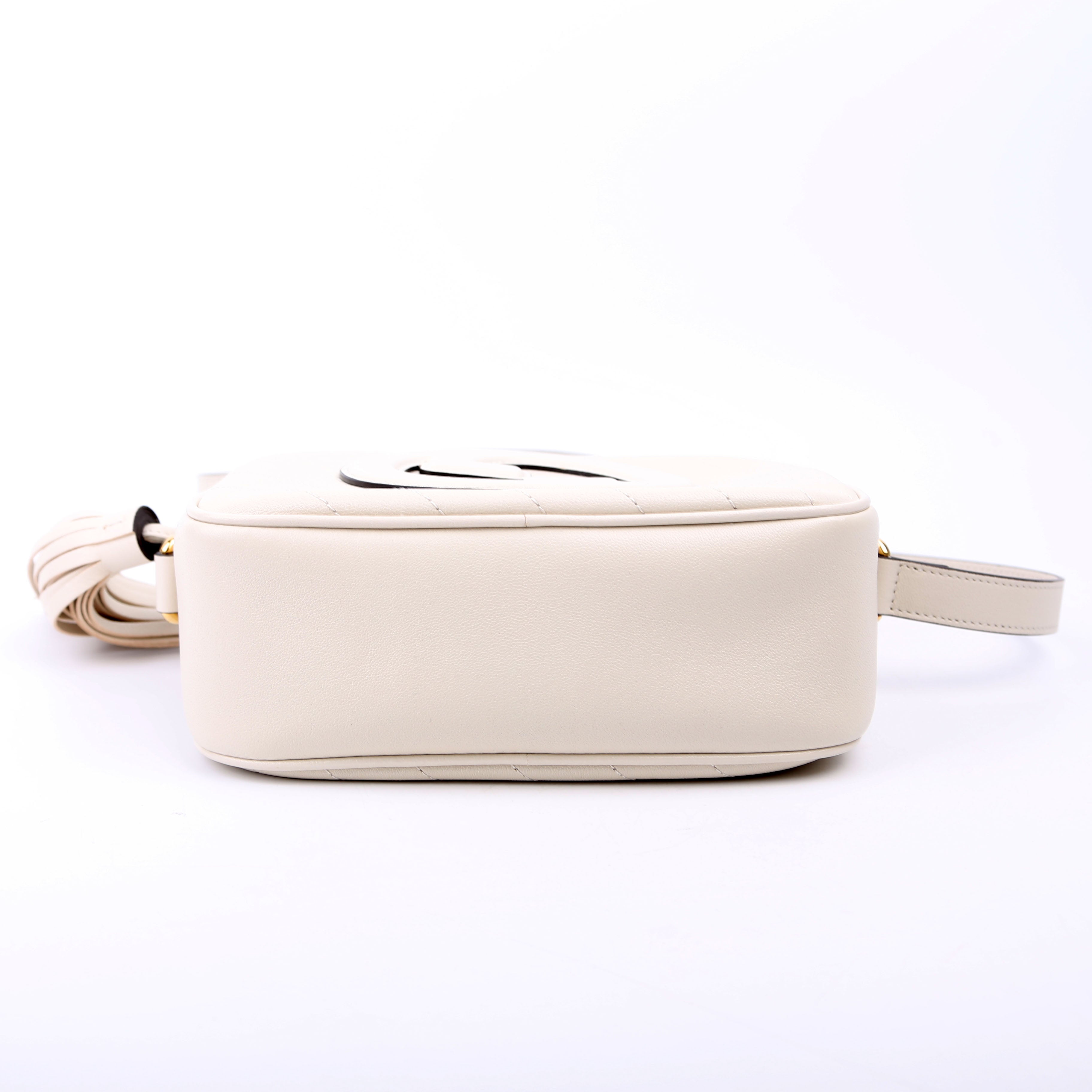 742360 Blondie Small Shoulder Bag White