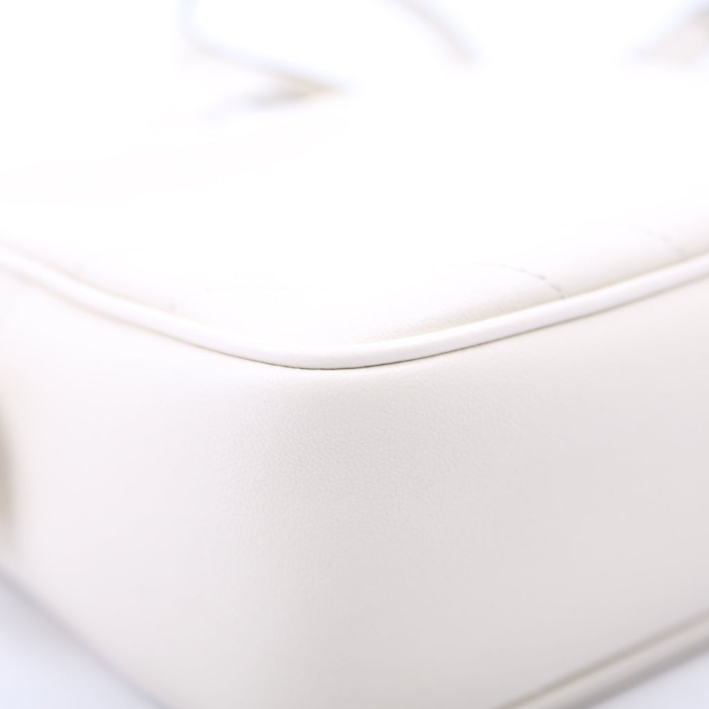 742360 Blondie Small Shoulder Bag White