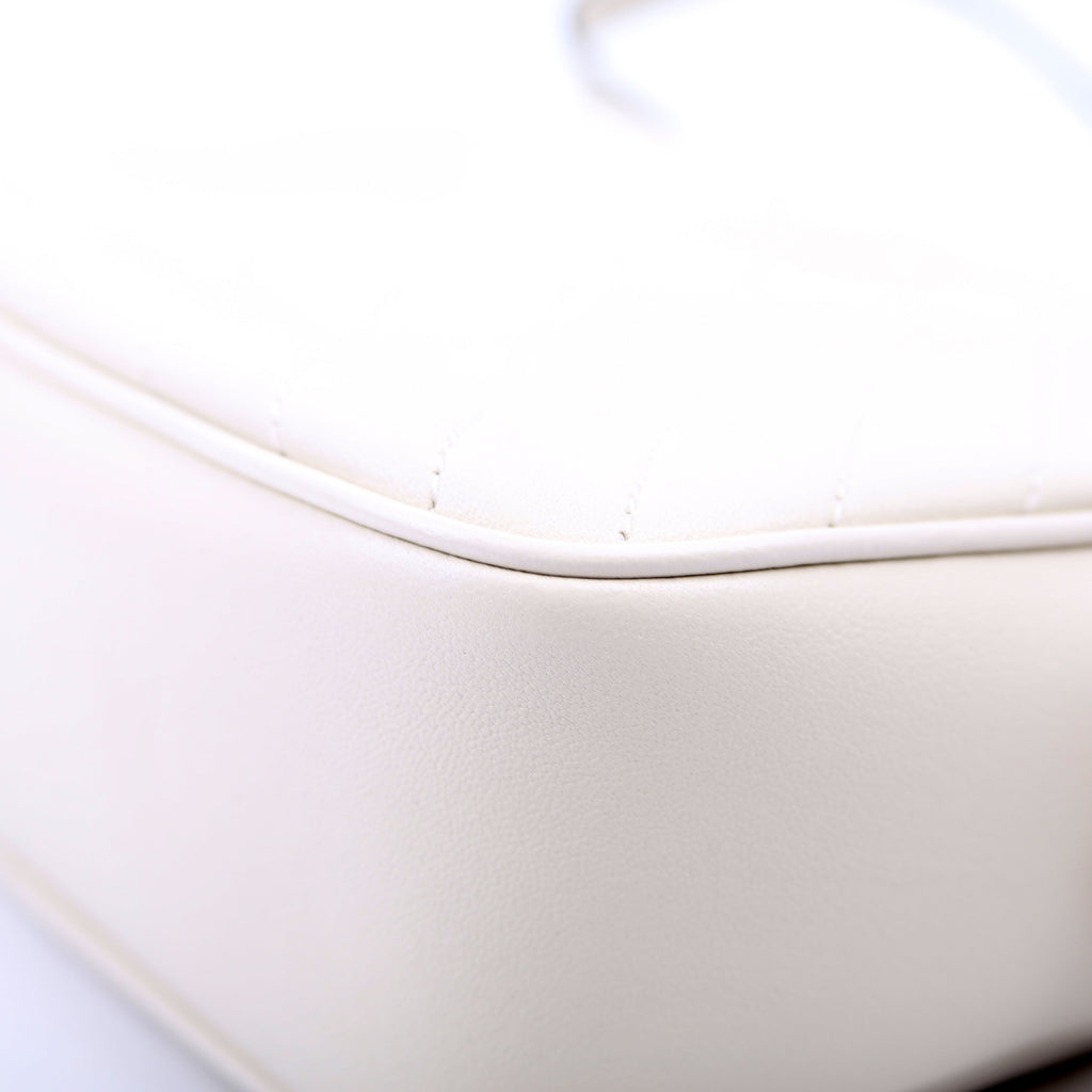 742360 Blondie Small Shoulder Bag White
