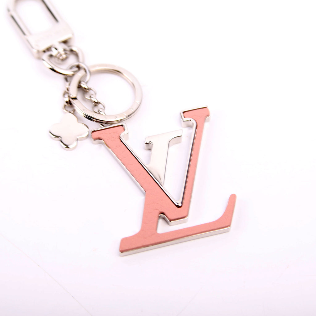 Capucines Bag Charm Silver/Pink