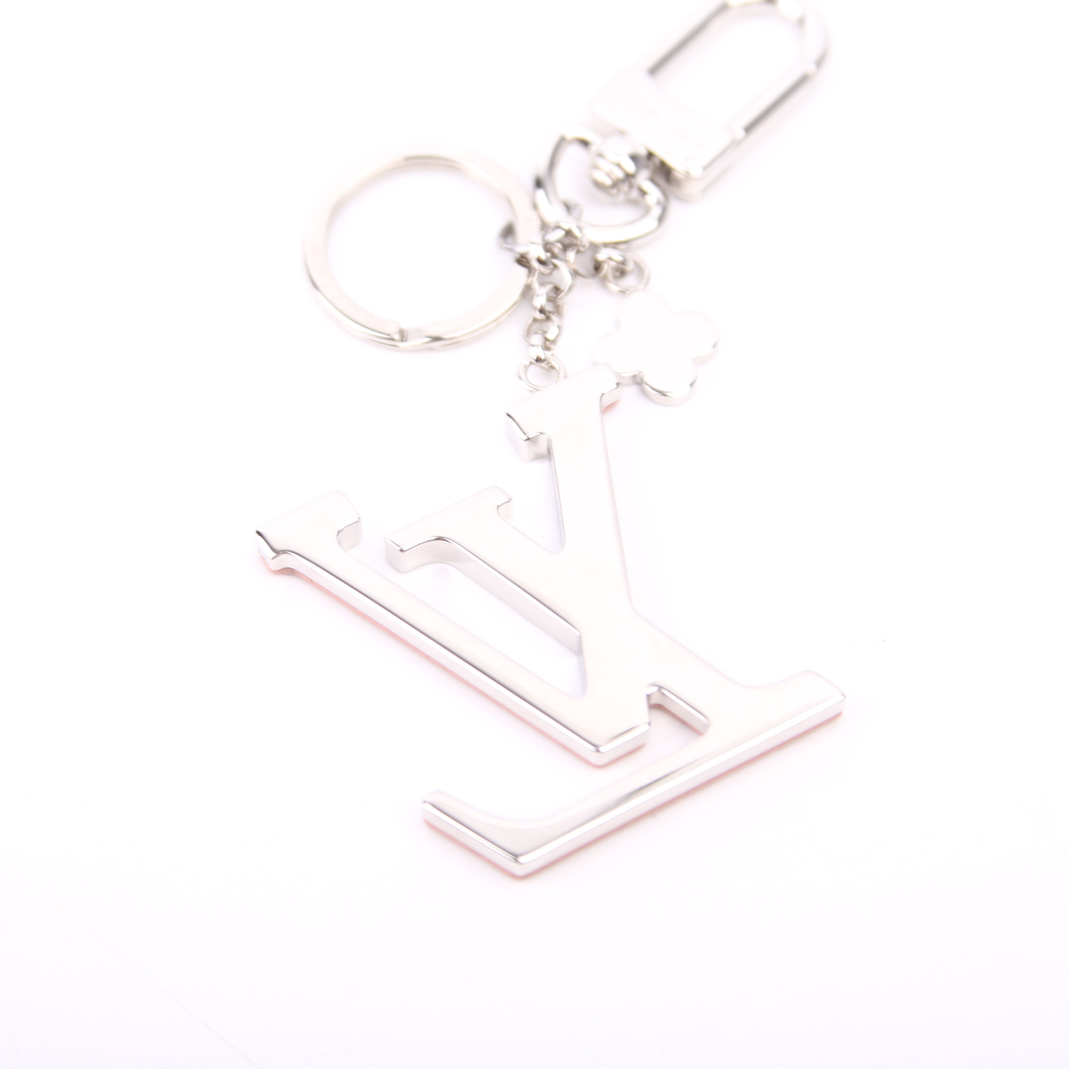 Capucines Bag Charm Silver/Pink
