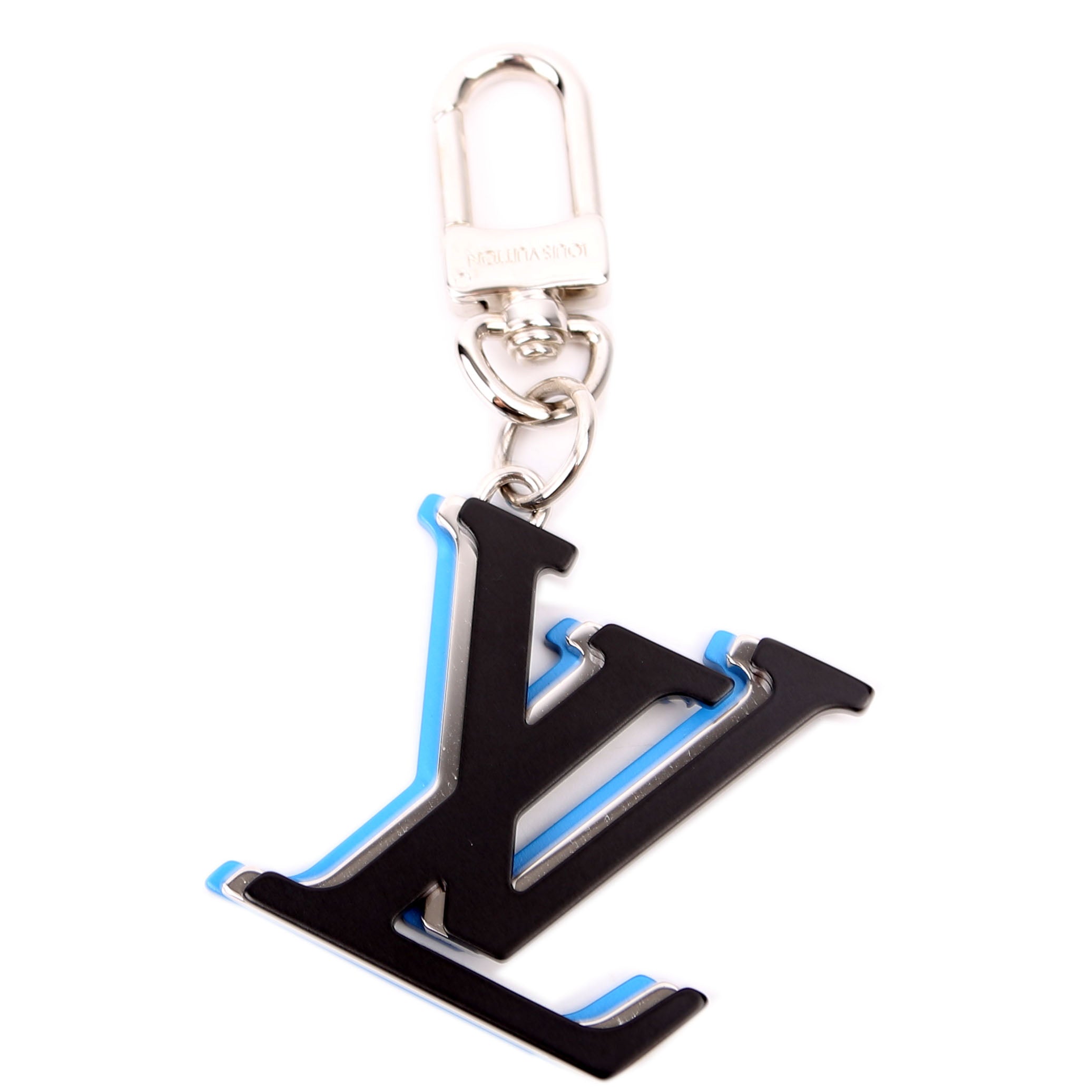 LV Optic Bag Charm Silver