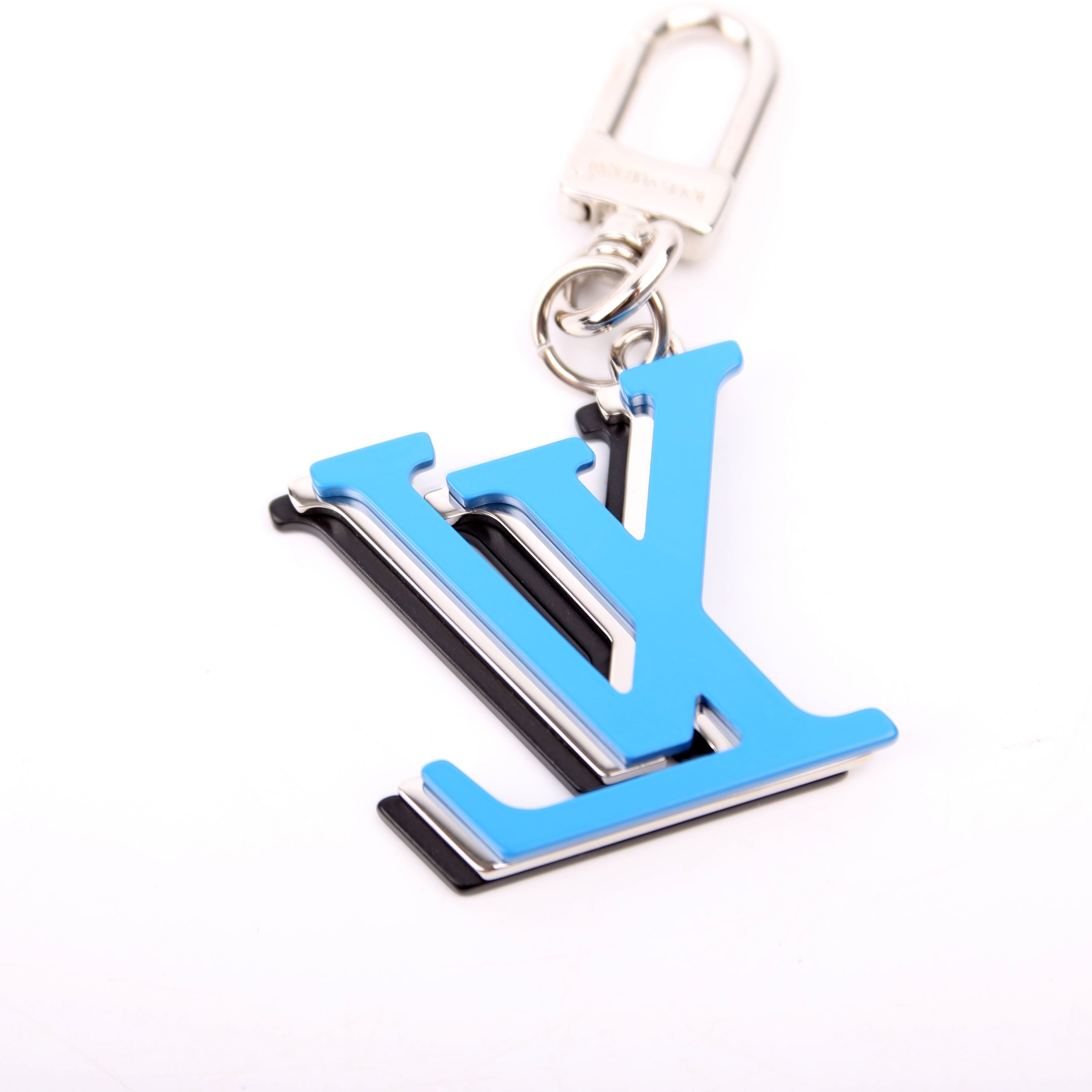 LV Optic Bag Charm Silver