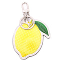 LV Monogram Fruits Key Holder Bag Charm Yellow