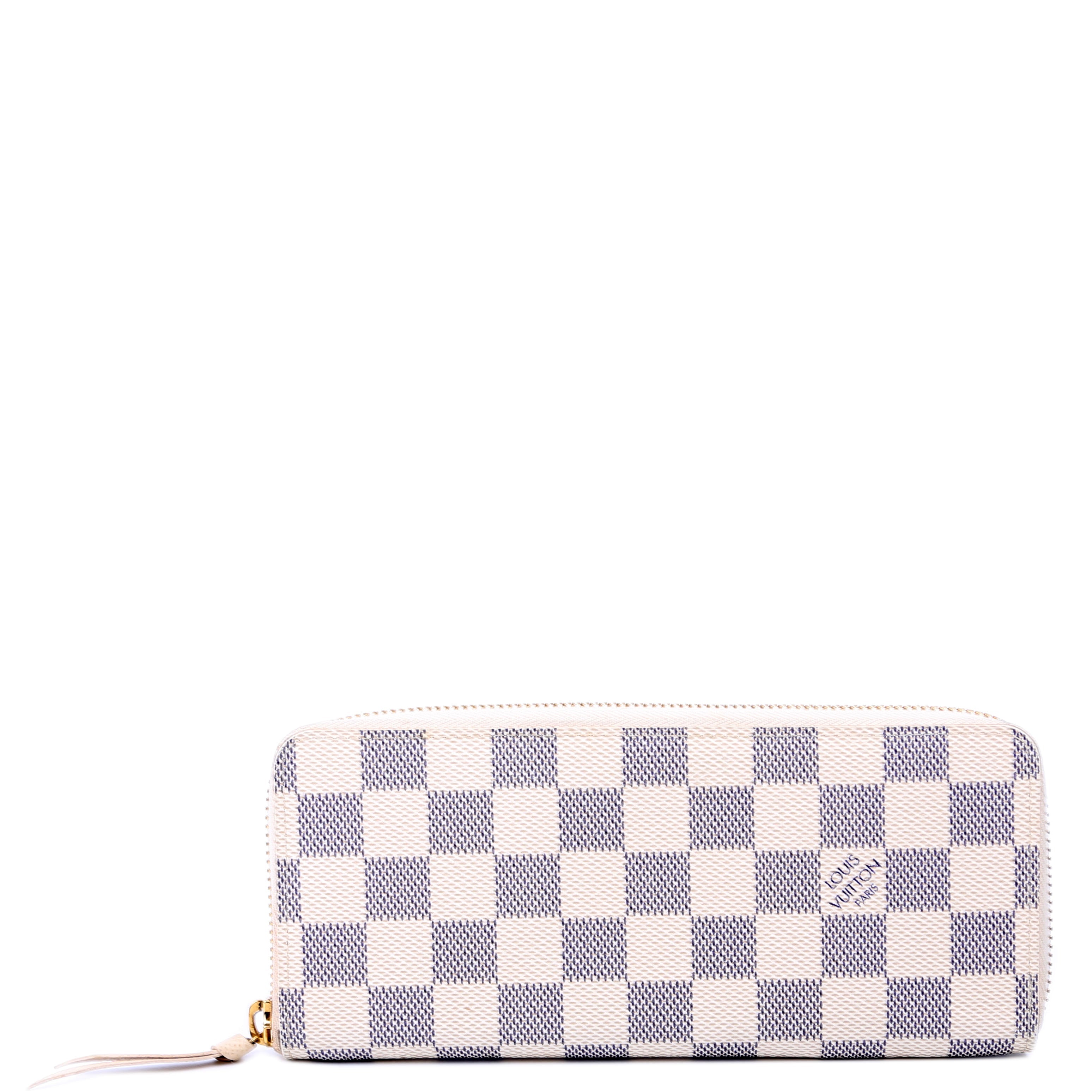 Clemence Wallet Damier Azur