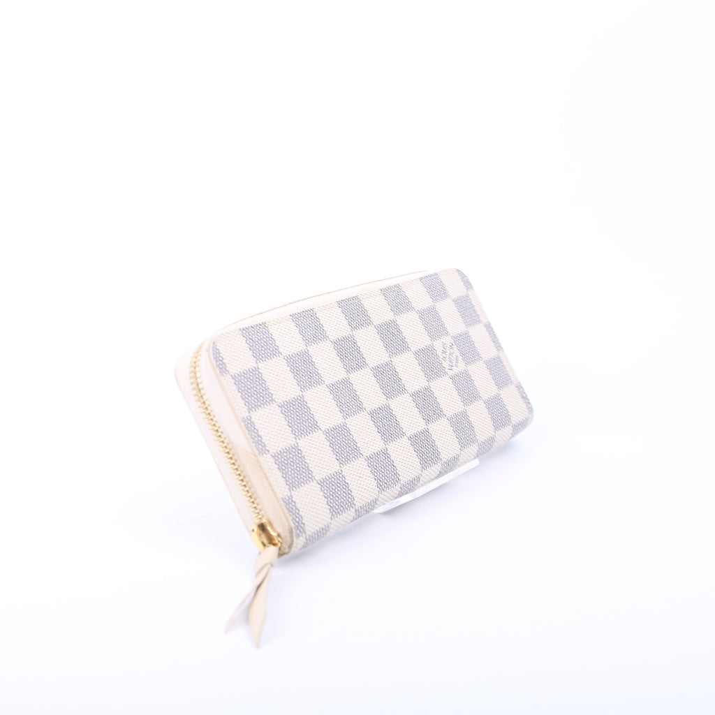Clemence Wallet Damier Azur