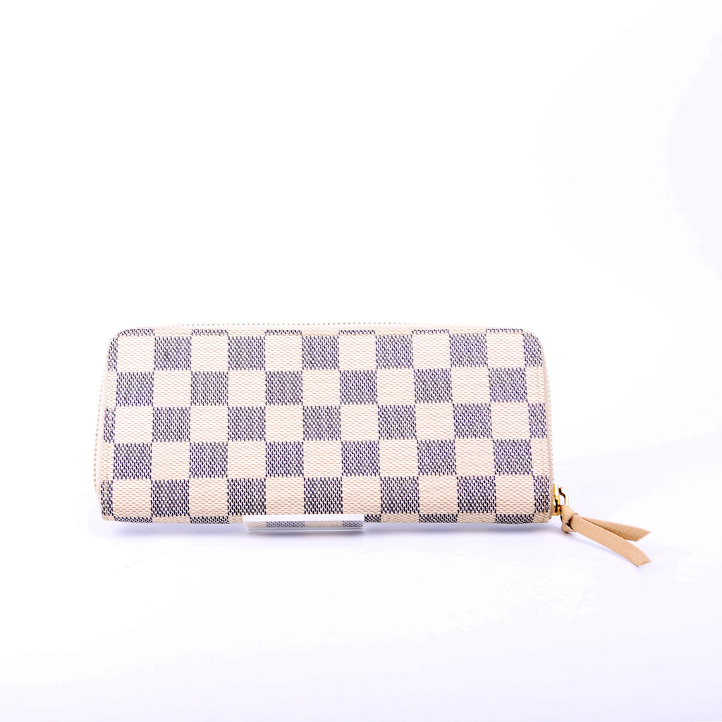Clemence Wallet Damier Azur