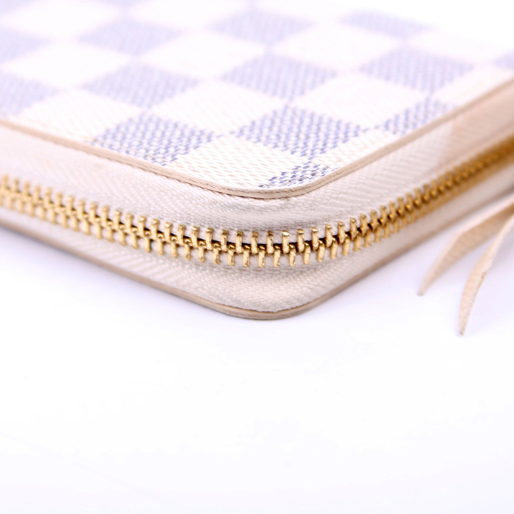 Clemence Wallet Damier Azur