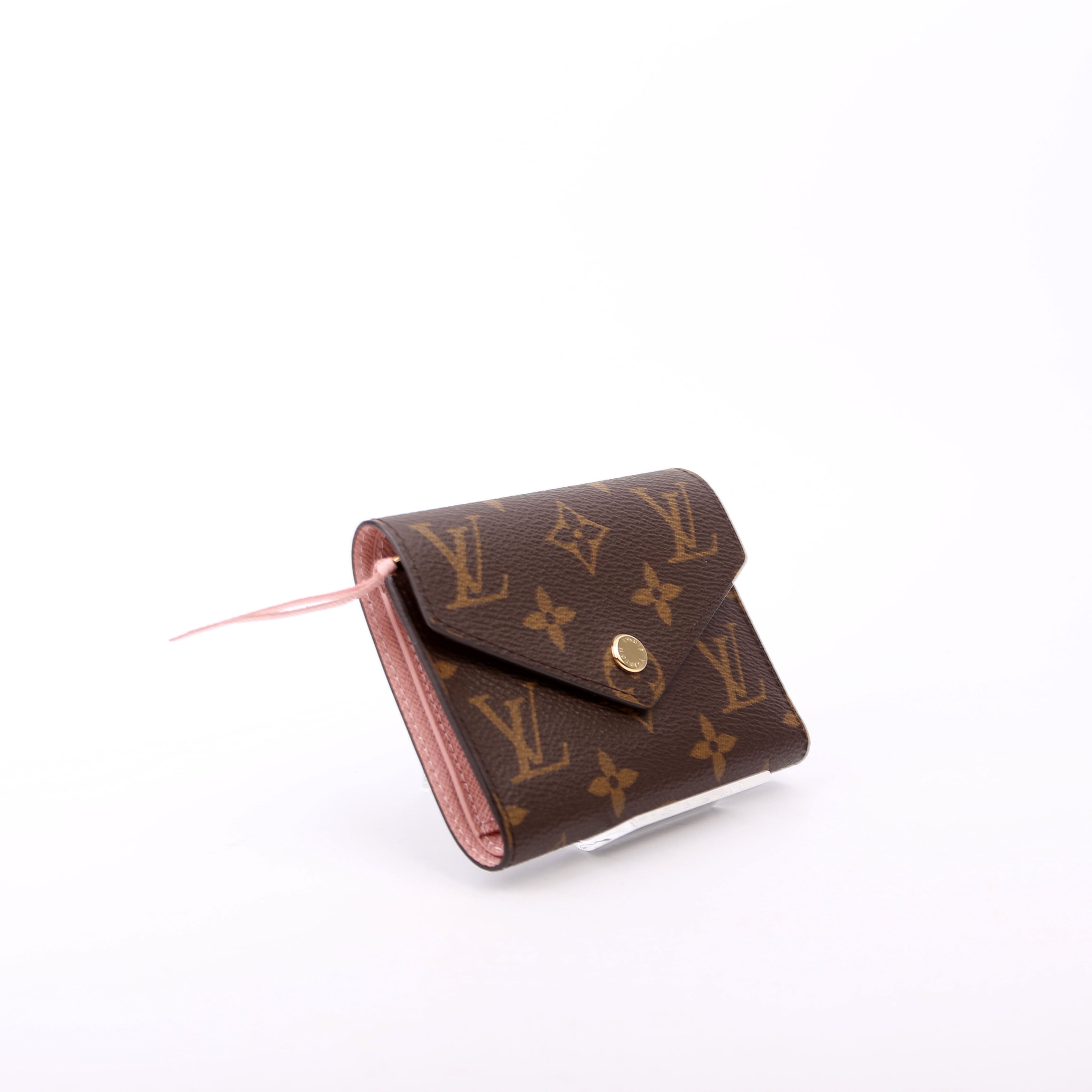 Victorine Wallet Monogram Pink