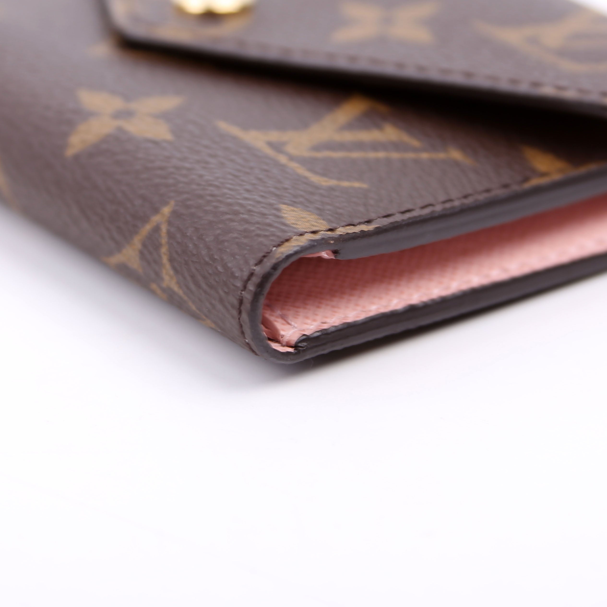 Victorine Wallet Monogram Pink