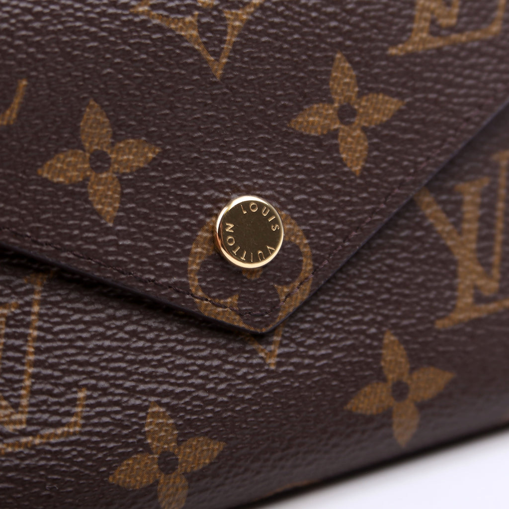 Victorine Wallet Monogram Pink