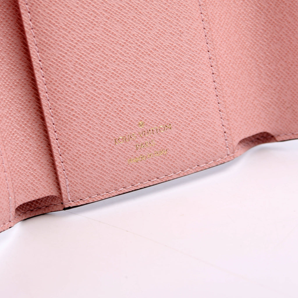 Victorine Wallet Monogram Pink