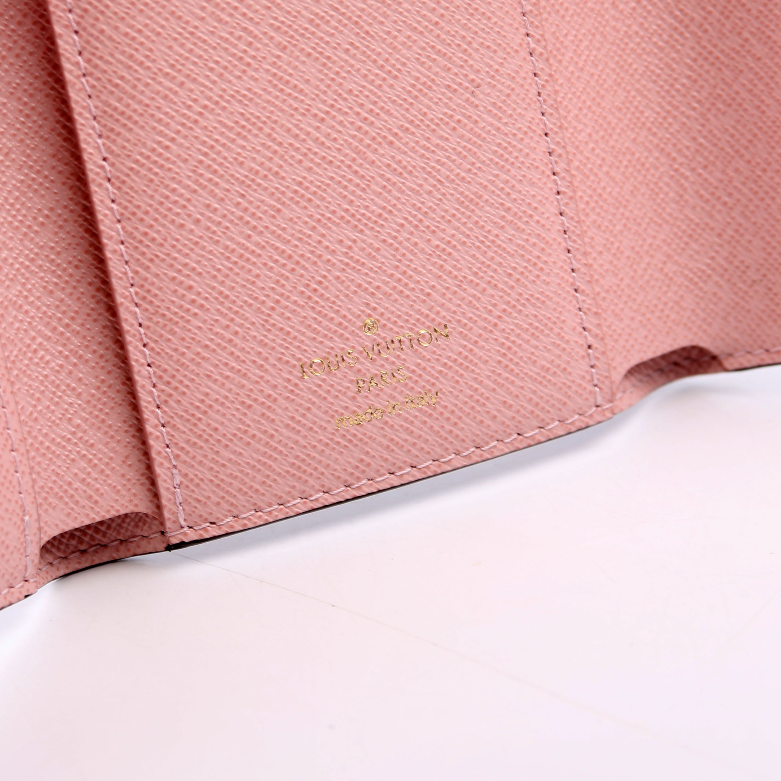 Victorine Wallet Monogram Pink