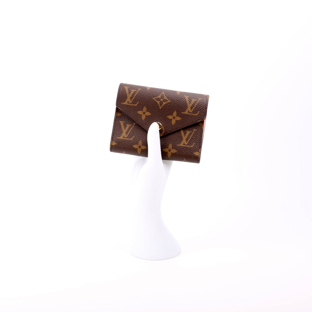 Victorine Wallet Monogram Pink