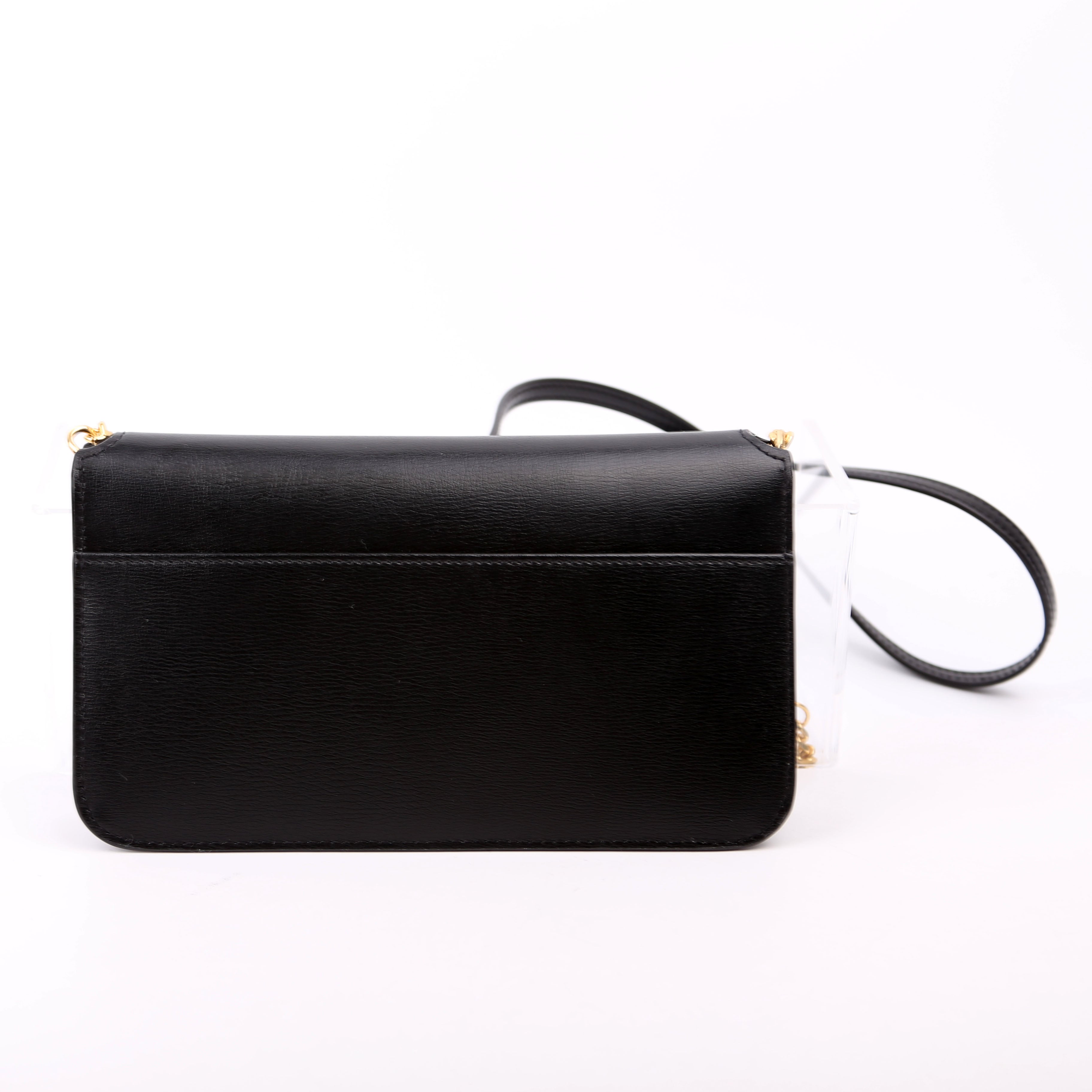 Cassandra Phone Holder With Strap Black