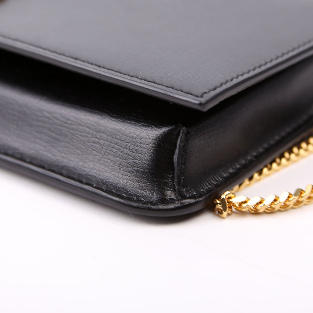Cassandra Phone Holder With Strap Black