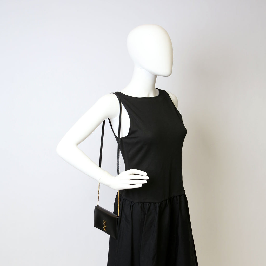 Cassandra Phone Holder With Strap Black