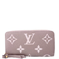 Zippy Wallet Bicolor Empreinte Turtledove