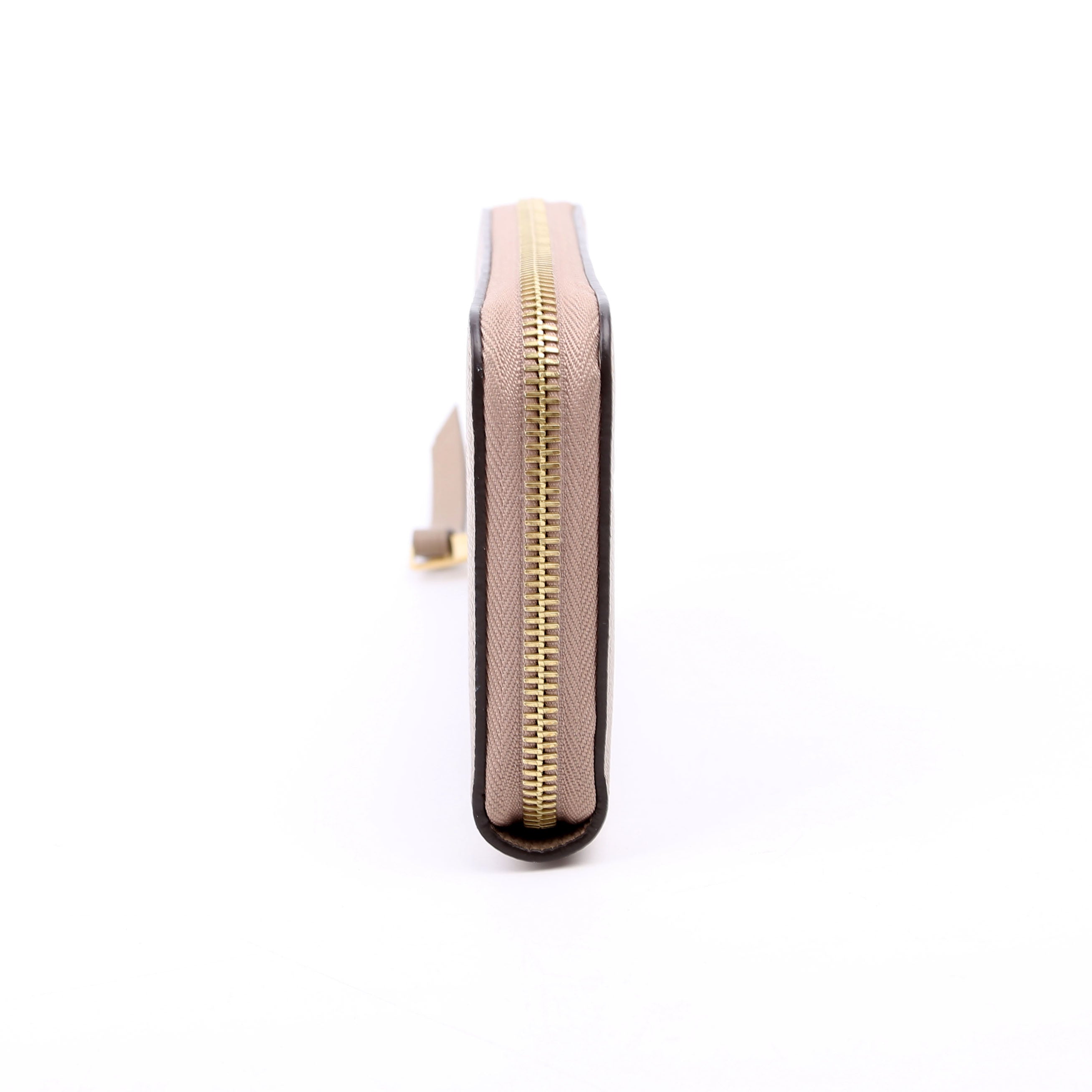 Zippy Wallet Bicolor Empreinte Turtledove
