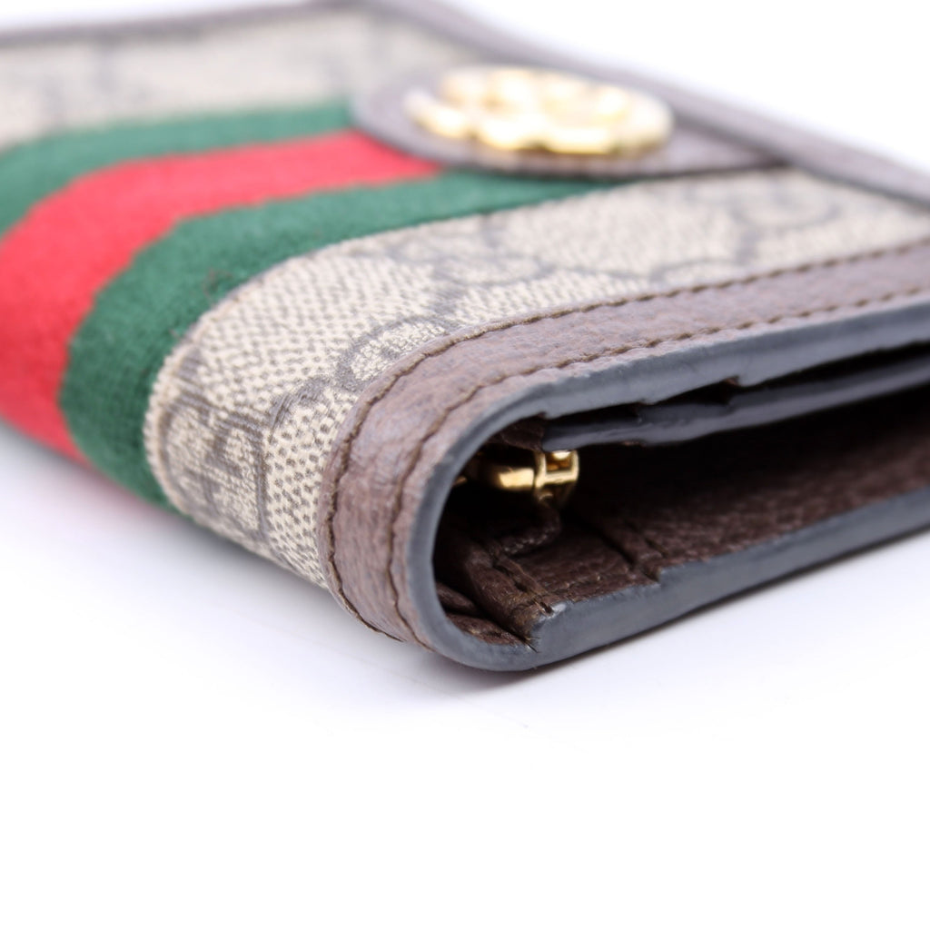 523155 Ophidia GG Card Case Wallet