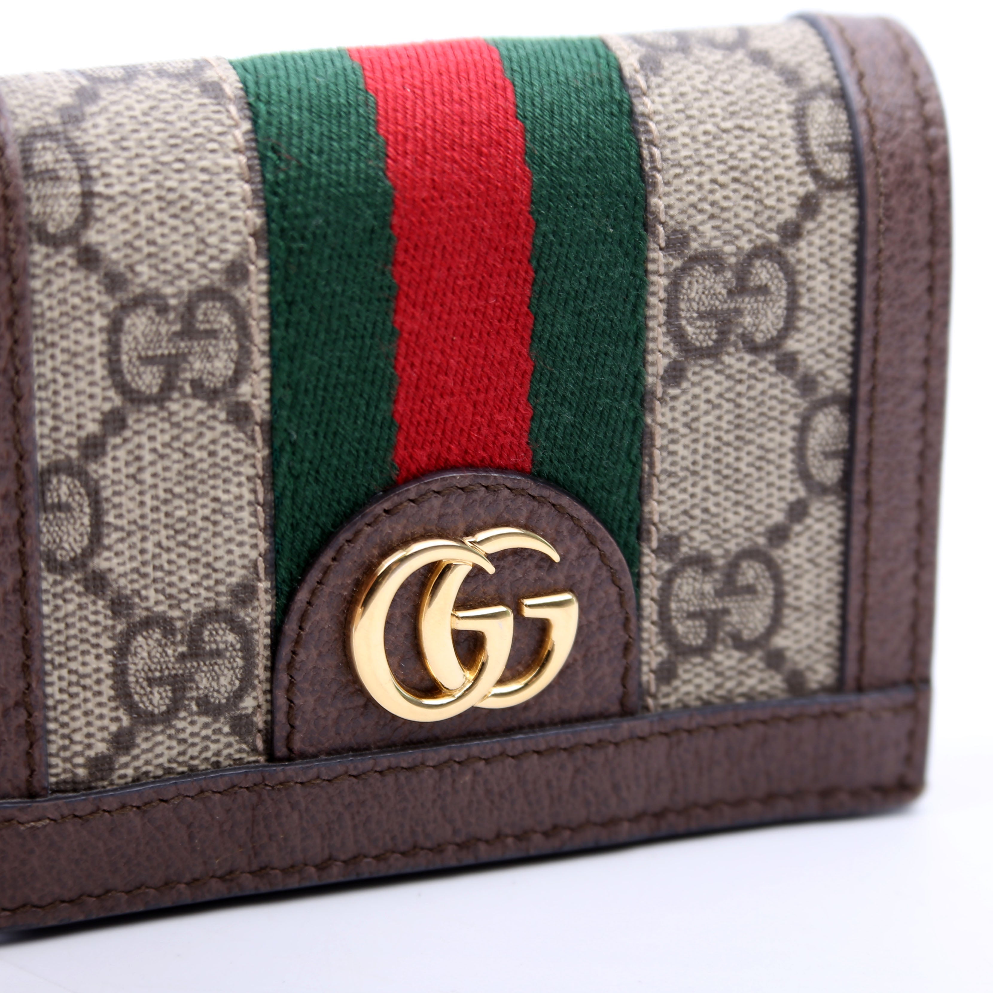 523155 Ophidia GG Card Case Wallet