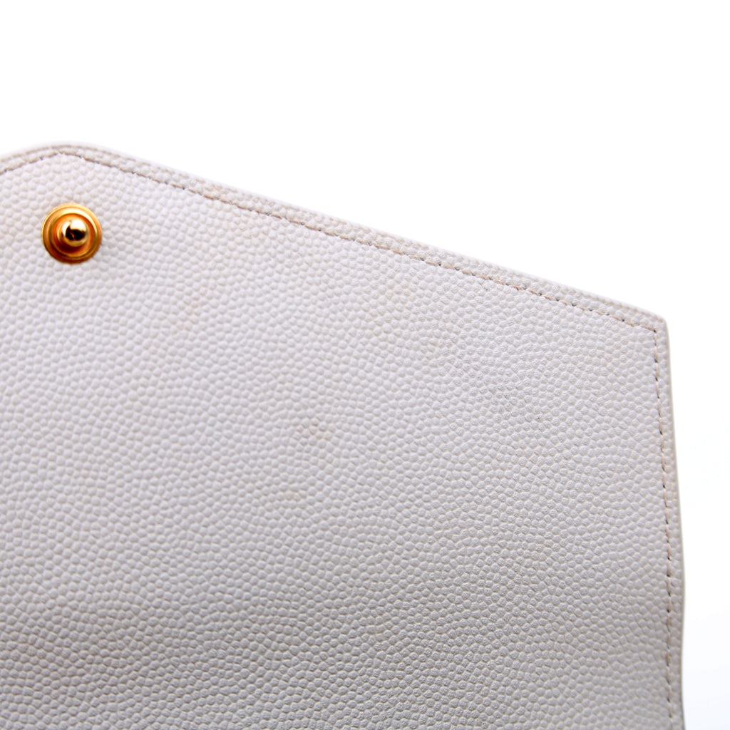 Uptown Chain Wallet Grain Cream