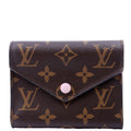 Victorine Wallet Monogram Pink