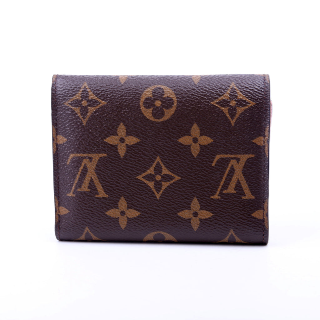 Victorine Wallet Monogram Pink